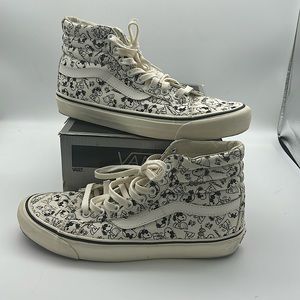 Vans OG Sk8-HI LX - (Camp Snoopy) classic white - men’s 9 women’s 10.5